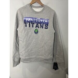 Fanatics Vancouver Titans Gray‎ Crewneck Sweatshirt Size Medium